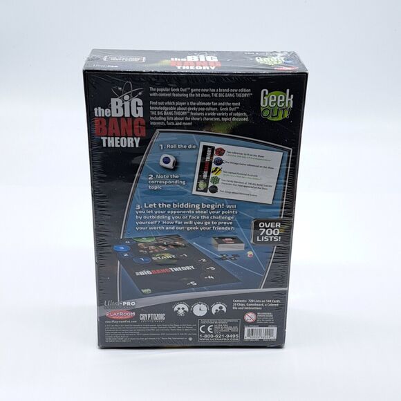 The Big Bang Theory GEEK-OUT! Board Game Party Entertainment FACTORY SEALED - Picture 4 of 11